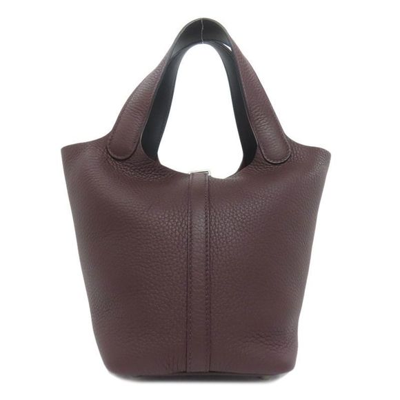 Hermes Picotin Lock PM Eclat Silver Hardware Handbag Taurillon Women - Picture 2 of 15